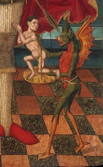 Abadía, Juan de la, the Elder - The Archangel Michael weighing the Souls of the Dead (Detail)