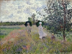 Monet, Claude - Taking a walk near Argenteuil