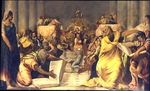 Tintoretto, Jacopo - Christ Among the Doctors