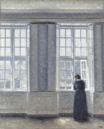 Hammershøi, Vilhelm - The Tall Windows