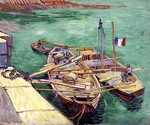 Gogh, Vincent, van - Quay with Men Unloading Sand Barges