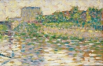 Seurat, Georges Pierre - The Seine at Courbevoie