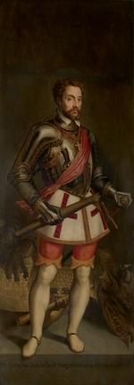 Coxcie (Coxie), Michiel - Self portrait as Saint George