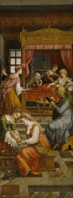 Coxcie (Coxie), Michiel - The Birth of the Virgin