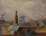 Ensor, James - Mask and shellfish