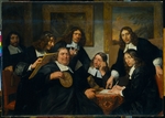 Bray, Jan de - The governors of the guild of St. Luke in Haarlem