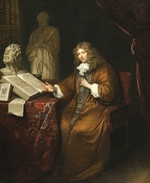 Netscher, Caspar - Portrait of the collector Abraham van Lennep