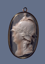 Maria Feodorovna of Russua, (Sophie Dorothea of Württemberg) - Catherine II as Minerva. Cameo