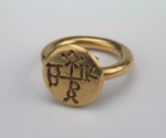 Khazar culture - Monogrammed Ring