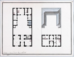 Thomas de Thomon, Jean François - Forge. Plans of two floors