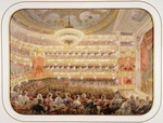 Sadovnikov, Vasily Semyonovich - The auditorium of the Mikhaylovsky Theatre in St. Petersburg