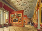 Premazzi, Ludwig (Luigi) - Interiors of the New Hermitage. The Room of the French School