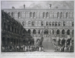 Brustolon, Giambattista - Coronation of the Doge on the Scala dei Giganti in the Court of the Doges' Palace