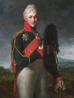 Mosnier, Jean Laurent - Portrait of Arkadi Alexandrovich Suvorov (1784-1811), Count Rymniksky