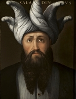Dell'Altissimo, Cristofano - Portrait of Sultan Saladin (Giovio Series)