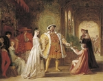 Maclise, Daniel - First meeting of Henry VIII and Anne Boleyn
