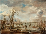 Neer, Aert, van der - Winter Landscape with Ice pleasures