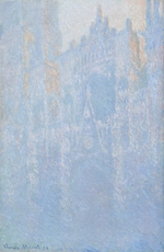Monet, Claude - The Rouen Cathedral, the Portal, Morning Fog