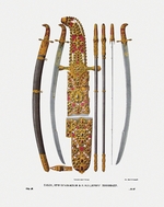 Solntsev, Fyodor Grigoryevich - The sabre of Grand Prince Vladimir II Monomakh of Kiev. From the Antiquities of the Russian State