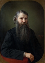 Sherwood, Vladimir Osipovich - Portrait of Ivan Yegorovich Zabelin (1820-1908)