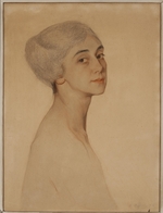 Sorin, Saveli Abramovich - Portrait of the Ballet dancer Tamara Karsavina (1885-1978)