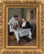 Makovsky, Vladimir Yegorovich - In a restaurant