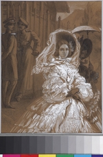 Vereshchagin, Vasili Vasilyevich - Princess Mary. Illustration to the novel A Hero of Our Time by Mikhail Lermontov