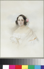 Hau (Gau), Vladimir (Woldemar) Ivanovich - Portrait of Anna Alexeevna Olenina (1808-1888)