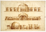 Palladio, Andrea - Reconstruction project of the Baths of Agrippa, Rome