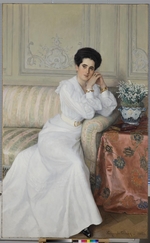 Bogdanov-Belsky, Nikolai Petrovich - Portrait of Countess Darya Mikhaylovna Gorchakova, née Bibikova