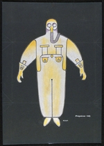 Rodchenko, Alexander Mikhailovich - Costume design for the play The Bedbug by V. Mayakovsky