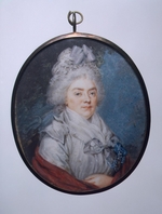 Ritt, Augustin Christian - Portrait of Princess Darya Petrovna Saltykova (1739-1802), née Chernysheva