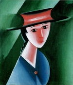 Capek, Josef - Girl with Red Hat