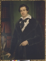 Tropinin, Vasili Andreyevich - Portrait of the Actor Vasily Andreevich Karatygin (1802-1853)