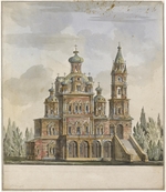 Quarenghi, Giacomo Antonio Domenico - Project for the Church of the Dormition of the Theotokos at the Pokrovka Street in Moscow