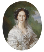 Winterhalter, Franz Xavier - Portrait of Maria Alexandrovna (1824-1880), Empress of Russia