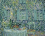 Le Sidaner, Henri - The Table. The Sun on the Leaves, Gerberoy
