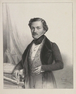 Vigneron, Pierre Roch - Portrait of the singer Gilbert-Louis Duprez (1806-1896)