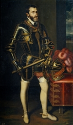 Pantoja de la Cruz, Juán - Portrait of Charles V of Spain (1500-1558)