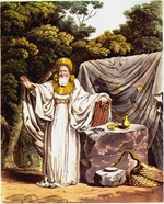 Smith, Charles Hamilton - Arch-Druid in his full Judicial Costume (From The Costume of the Original Inhabitants of the British Islands by Meyrick and Sm