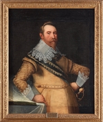 Arendtz, Cornelius - Portrait of the King Gustav II Adolf of Sweden (1594-1632)