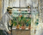 Morisot, Berthe - Eugène Manet on the Isle of Wight