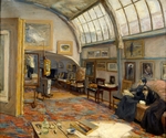 Liebermann, Max - Artist's studio at the Brandenburger Tor in Berlin