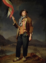 Boilly, Louis-Léopold - The Singer Chenard, as a Sans-Culotte