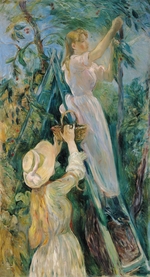 Morisot, Berthe - The Cherry Pickers (Le Cerisier)