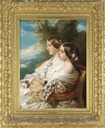Winterhalter, Franz Xavier - Queen Victoria and her cousin, the Duchess of Nemours