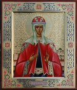 Russian icon - Venerable Sofia of Suzdal