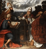 Dossi, Dosso - Dispute of four Church Fathers on the Immaculate Conception