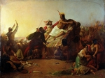 Millais, John Everett - Pizarro Seizing the Inca of Peru