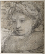 Raphael (Raffaello Sanzio da Urbino) - Head of an Angel